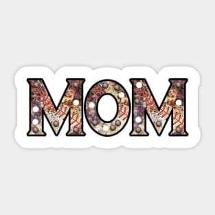 Vintage Baseball Mom Baseball Mama for Sport Lover Mother's Sticker